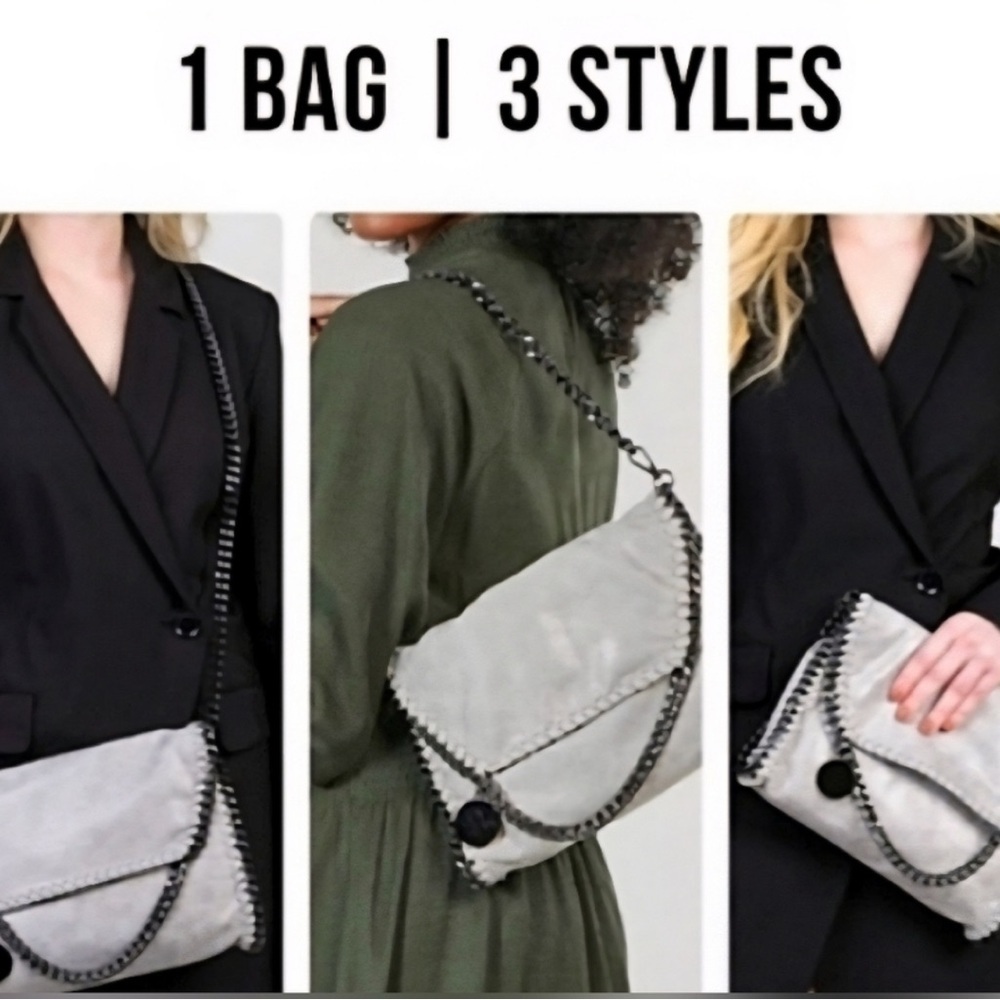 Mersi Alicia bag Gunmetal Chain Shoulder Bag - Picture 11 of 11